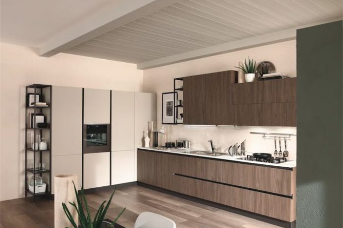 cucina-moderna-zen-con-tavolo-tecno-rettangolare-allungabile-683x1024